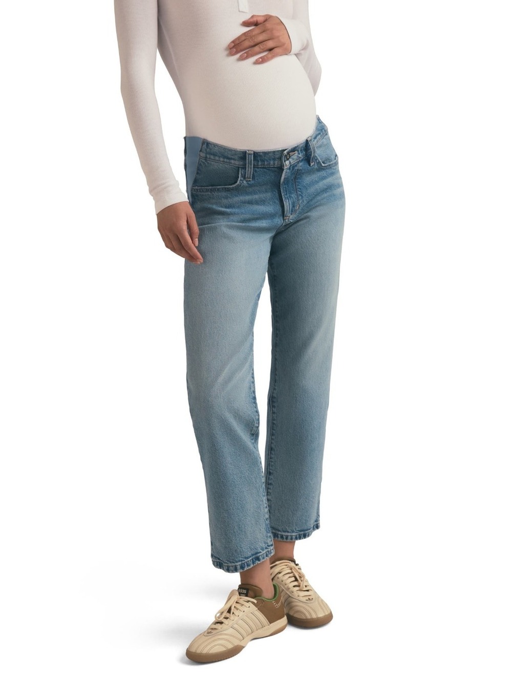 FAVORITE DAUGHTER The Otto Mama Relaxed Straight Leg Maternity Jeans